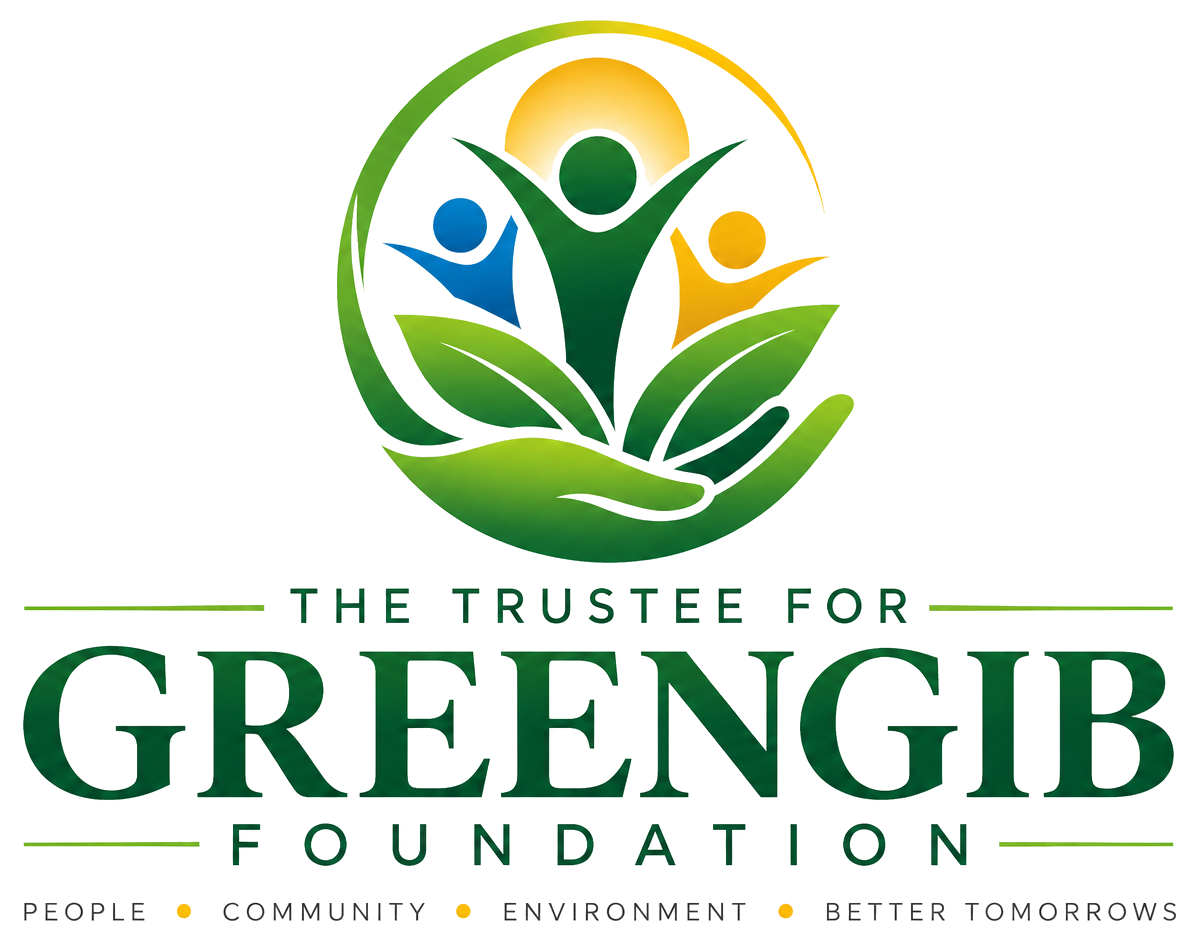 Greengib Foundation emblem and wordmark